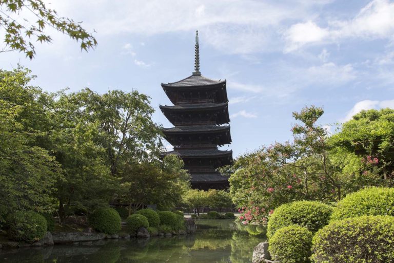 お盆の東寺