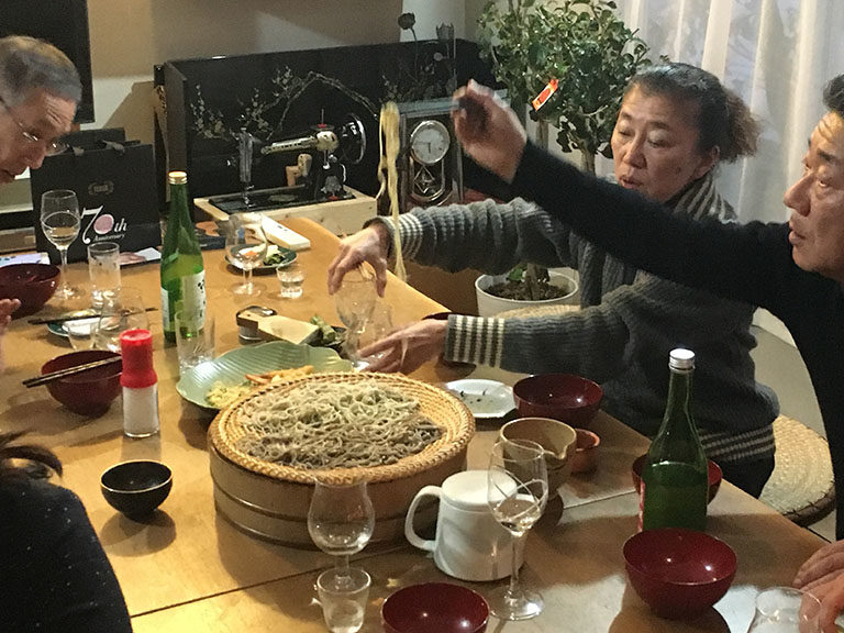 箕面・出前手打ち蕎麦会